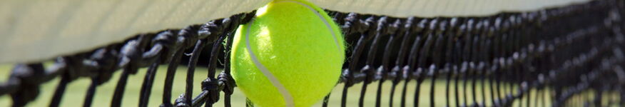 Tennis Detailaufnahme im Slider